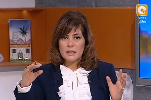مذيعة مصرية