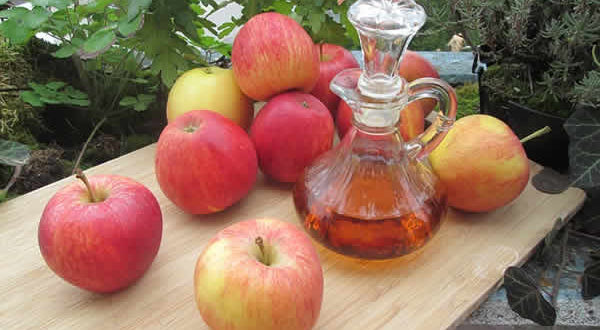 خل التفاح لإزاتة التولال
